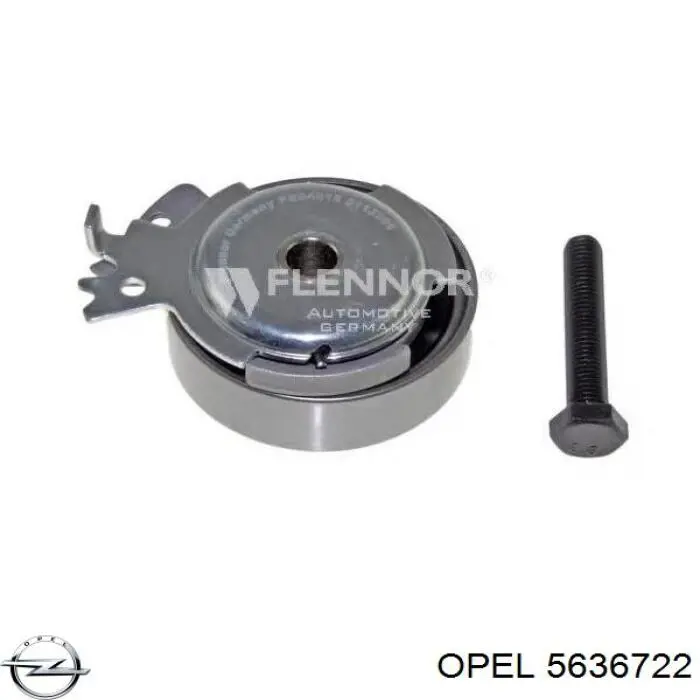 Rodillo, cadena de distribución Chevrolet Aveo 2 T250, T255