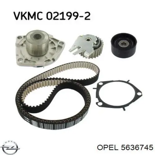 Rodillo, cadena de distribución Opel Vectra