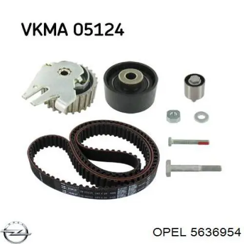 Polea correa distribución Opel 5636954 precio, desde 15,12 EUR
