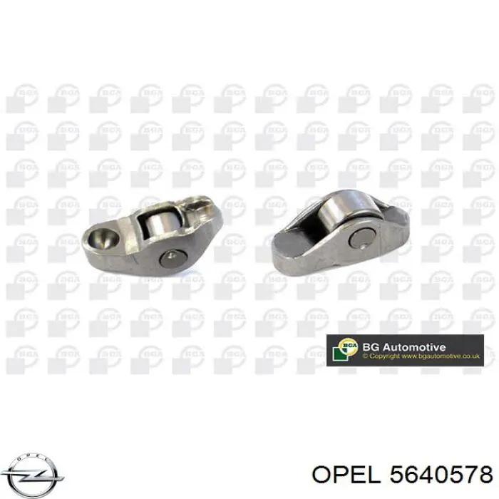 5640578 Opel palanca oscilante, distribución del motor