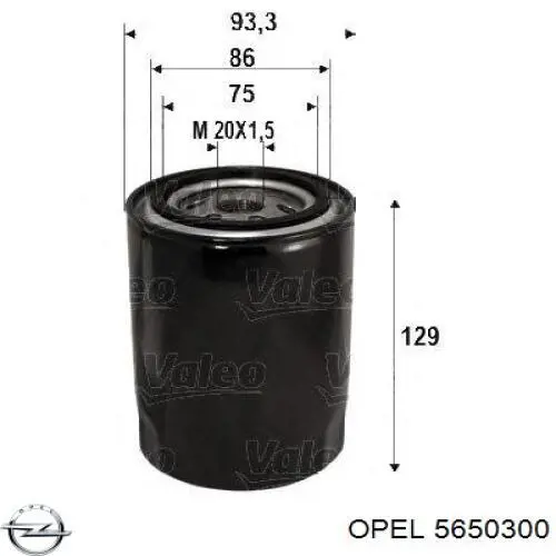 Comprar 5650300 Opel Filtros de aceite