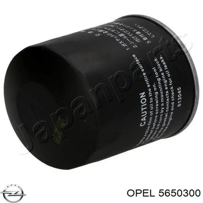 Filtro de aceite 5650300 Opel