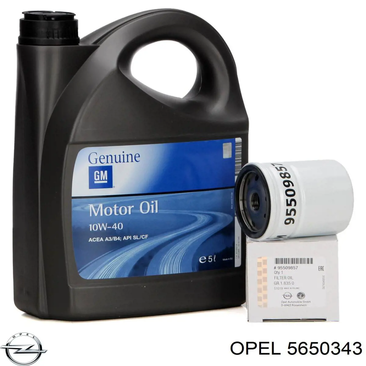 5650343 Opel filtro de aceite