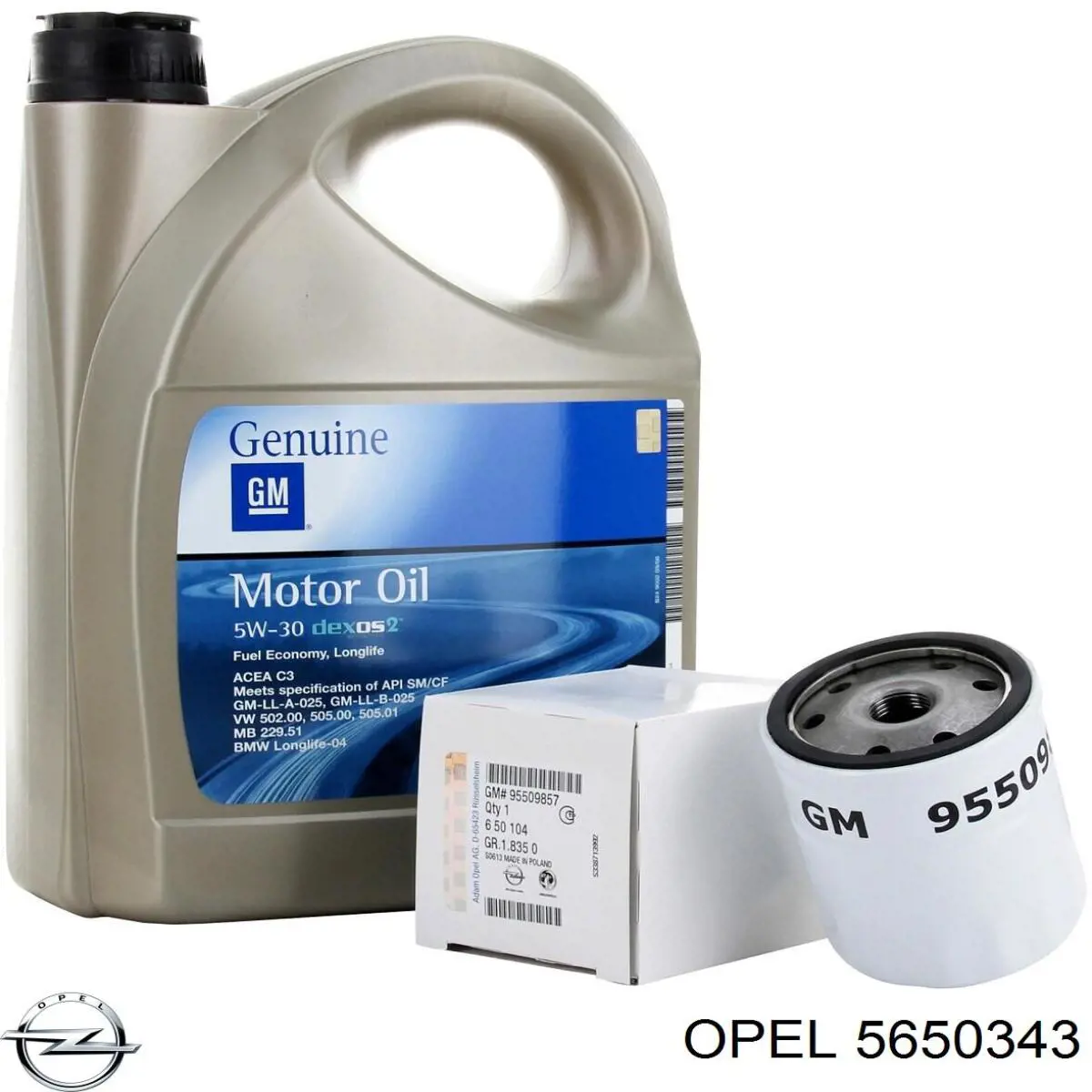 5650343 Opel Filtro aceite