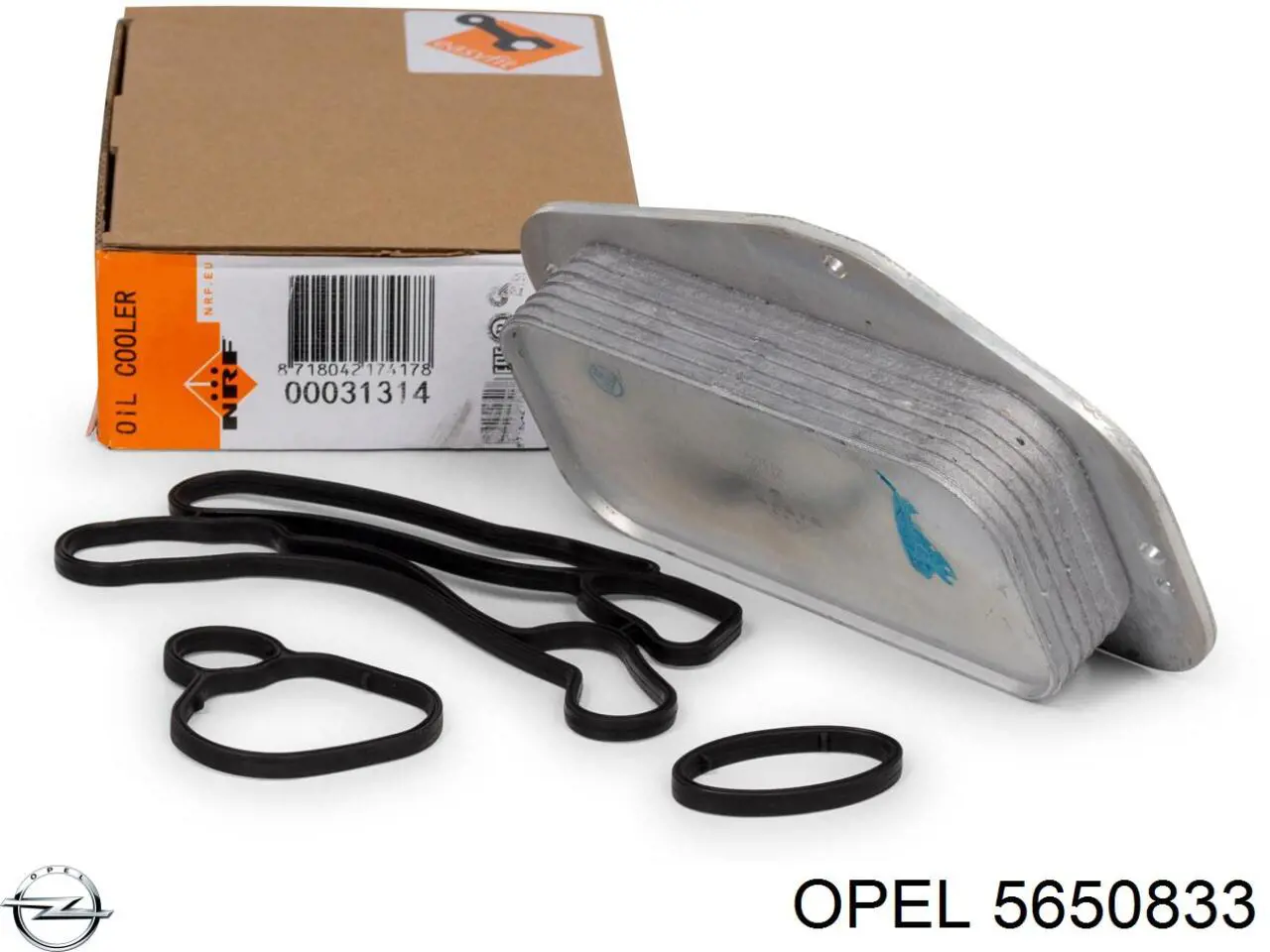 Radiador de aceite 5650833 Opel