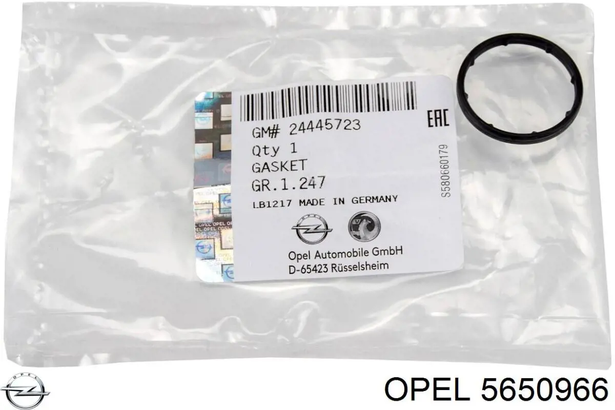 5650966 Opel junta, adaptador de filtro de aceite