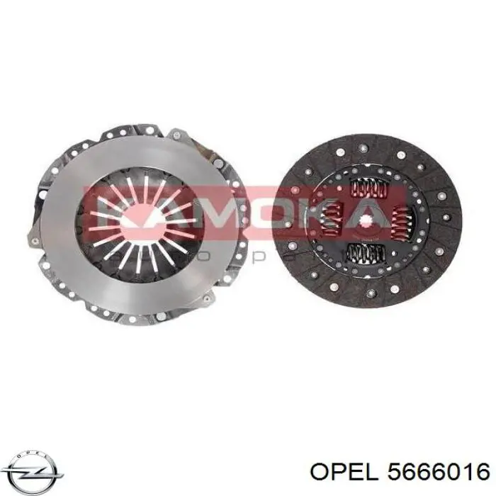 5666016 Opel plato de presión del embrague