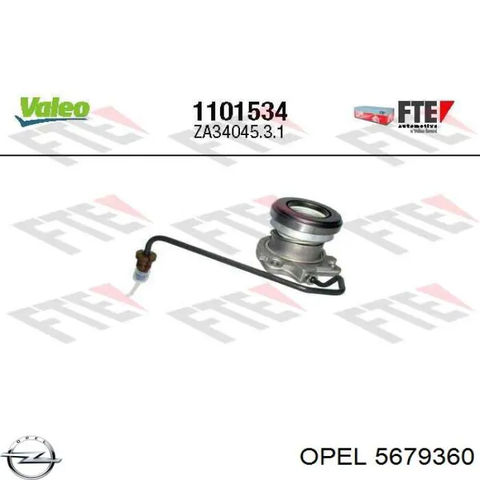 Desembrague central, embrague Opel 5679360 precio, desde 61,10 EUR