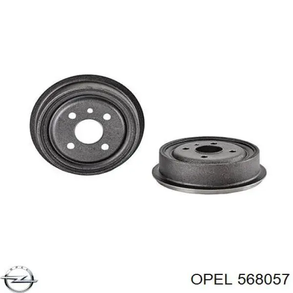 568057 Opel freno de tambor trasero