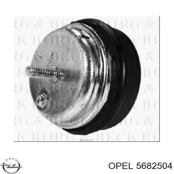 5682504 Opel soporte motor izquierdo