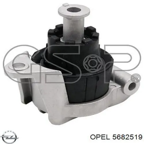 Soporte de motor trasero 5682519 Opel