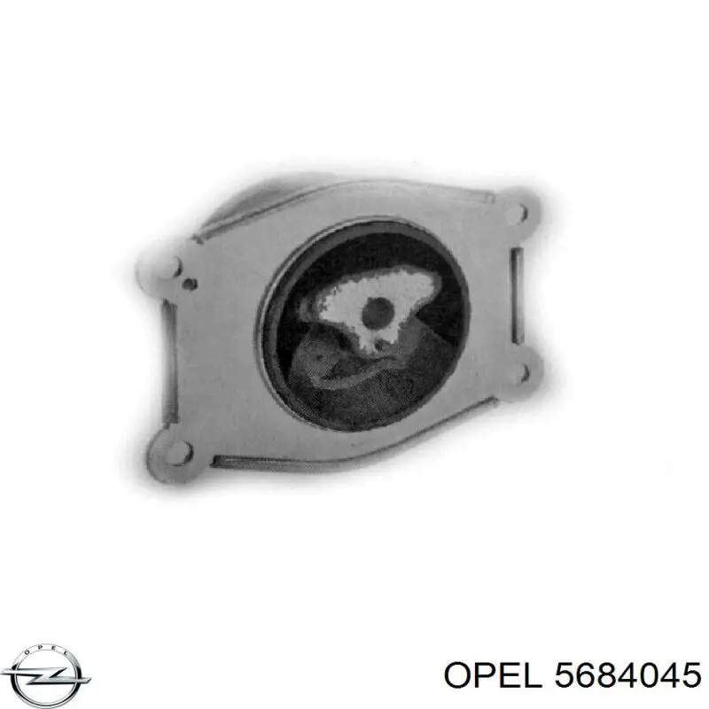 Soporte izquierdo del motor 5684045 Opel
