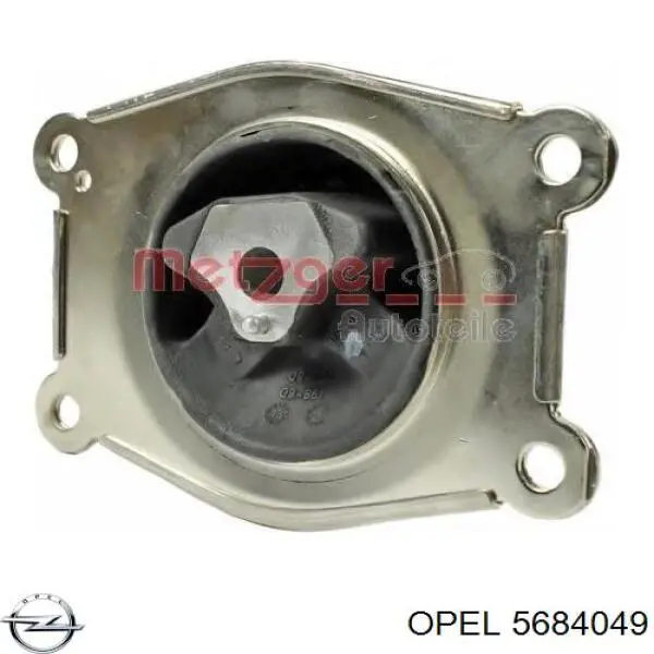 Soporte de motor izquierdo Opel 5684049