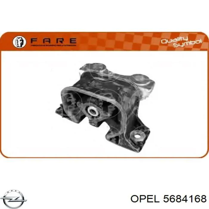 5684168 Opel soporte, motor, derecho, delantero