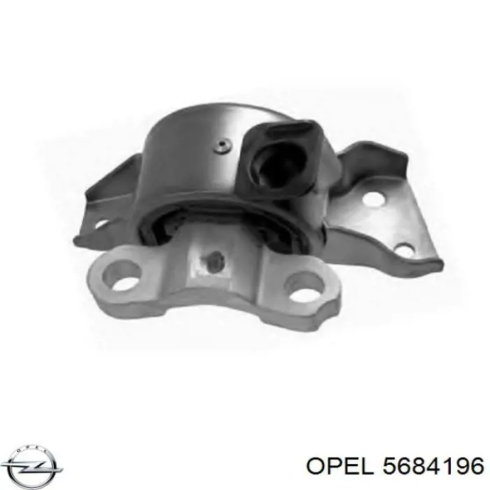 5684196 Opel soporte de motor derecho