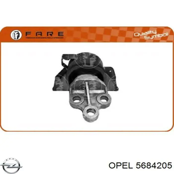 5684205 Opel montaje de transmision (montaje de caja de cambios)