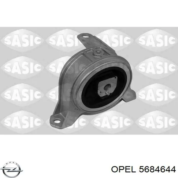 5684644 Opel soporte de motor derecho