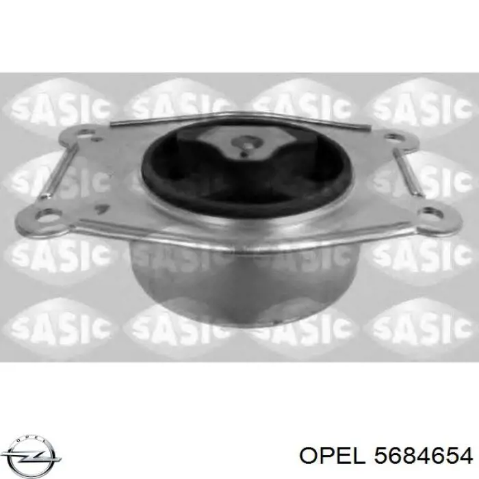 5684654 Opel soporte motor izquierdo