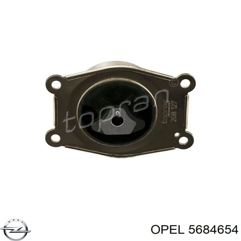 Soporte de motor izquierdo Opel 5684654