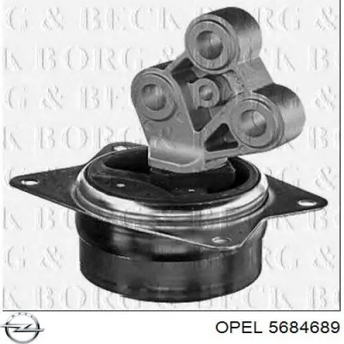 5684689 Opel soporte motor izquierdo