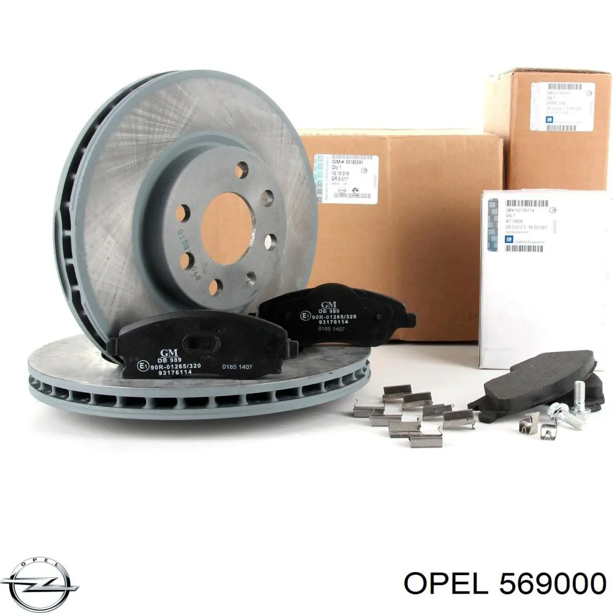 Frenos delanteros Opel 569000 precio, desde 30,77 EUR