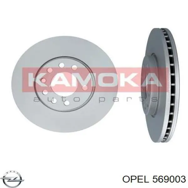 Comprar 569003 Opel Freno de disco delantero