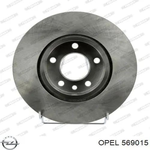 569015 Opel disco de freno delantero