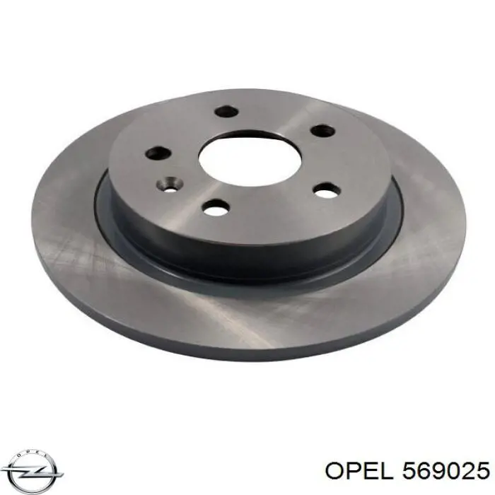 569025 Opel disco de freno trasero