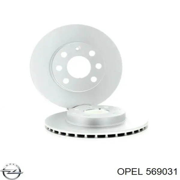 Freno de disco delantero Opel Astra 51, 52, F35, M35