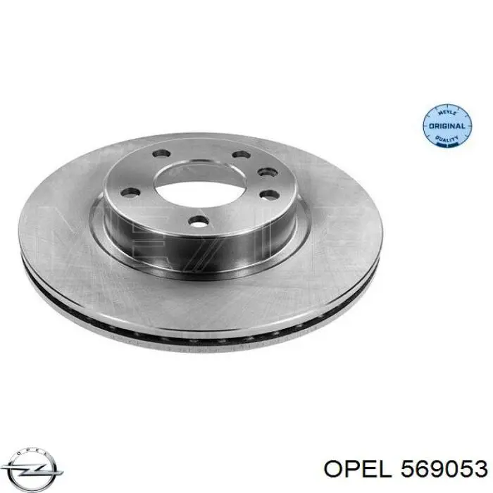Disco de freno para Opel Omega 25, 26, 27