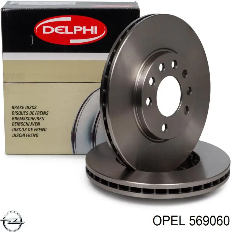 Frenos delanteros Opel 569060 precio, desde 32,66 EUR