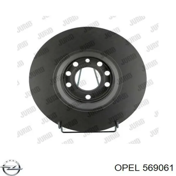 Disco de freno delantero Opel 569061