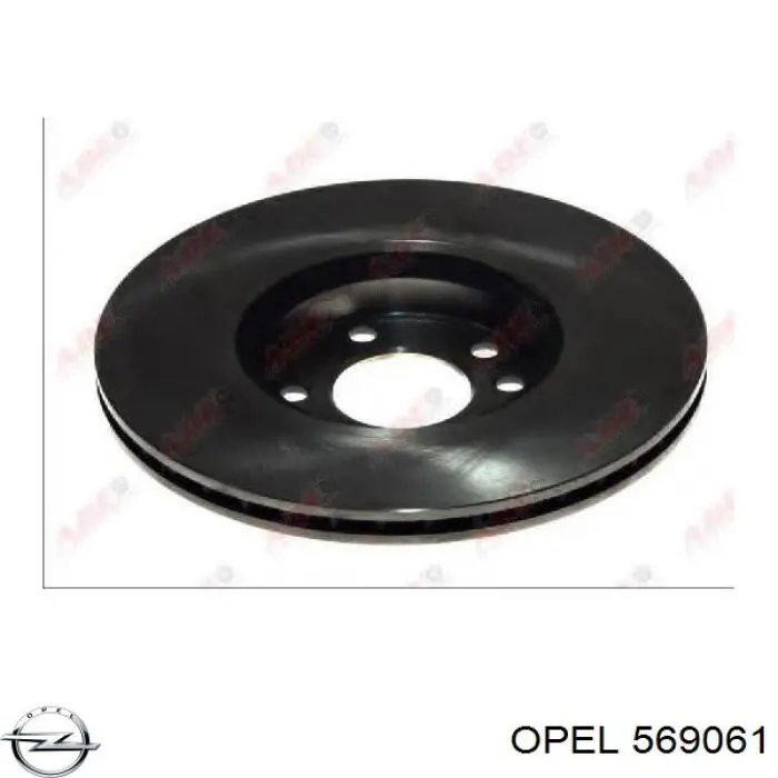 Comprar 569061 Opel Freno de disco delantero