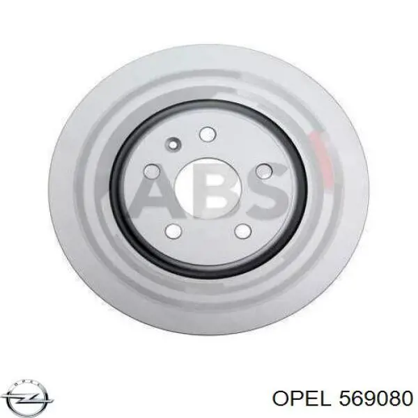 569080 Opel disco de freno delantero