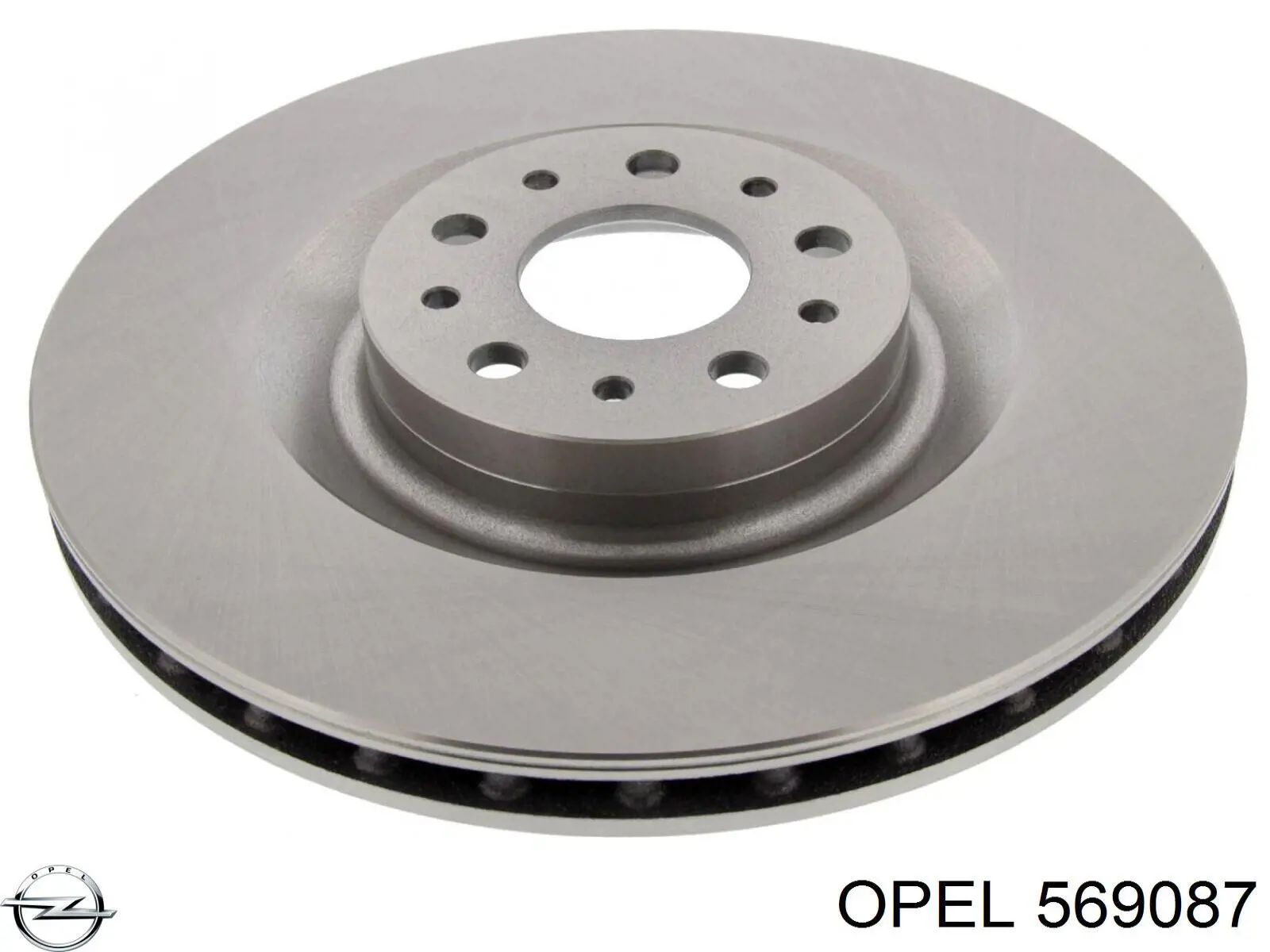 569087 Opel disco de freno delantero