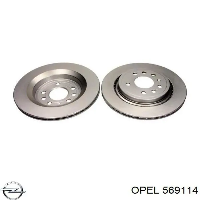 Disco de freno trasero Opel 569114 precio, desde 37,97 EUR