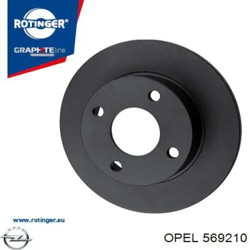 Comprar 569210 Opel Disco de freno trasero