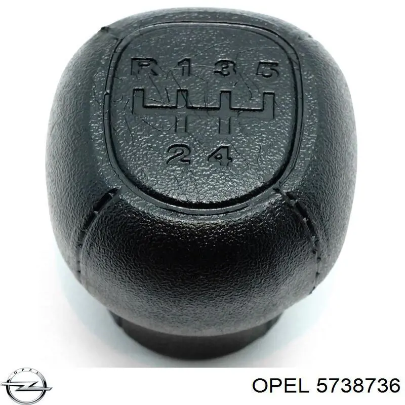 5738736 Opel pomo de palanca de cambios