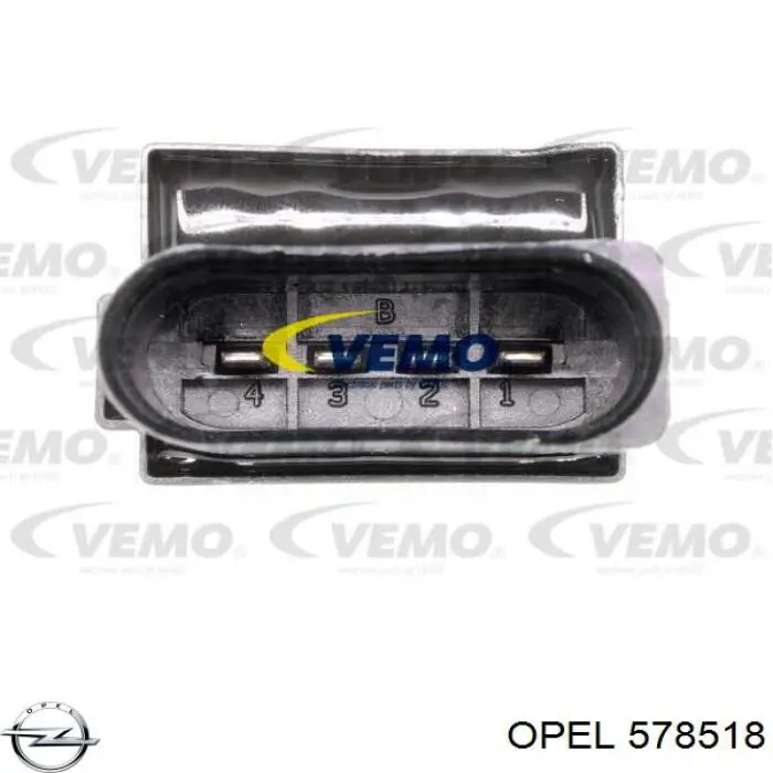Funda de la palanca de freno de mano 578518 Opel