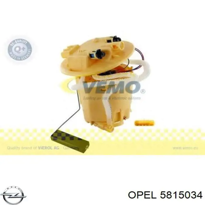 Módulo alimentación de combustible  Opel 5815034 precio, desde 81,31 EUR