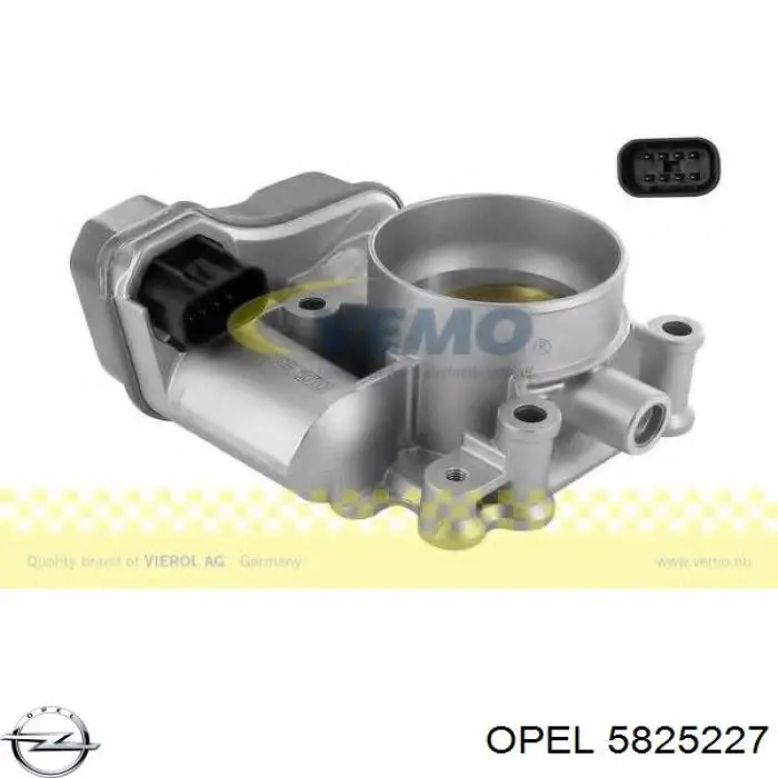 5825227 Opel cuerpo de mariposa completo