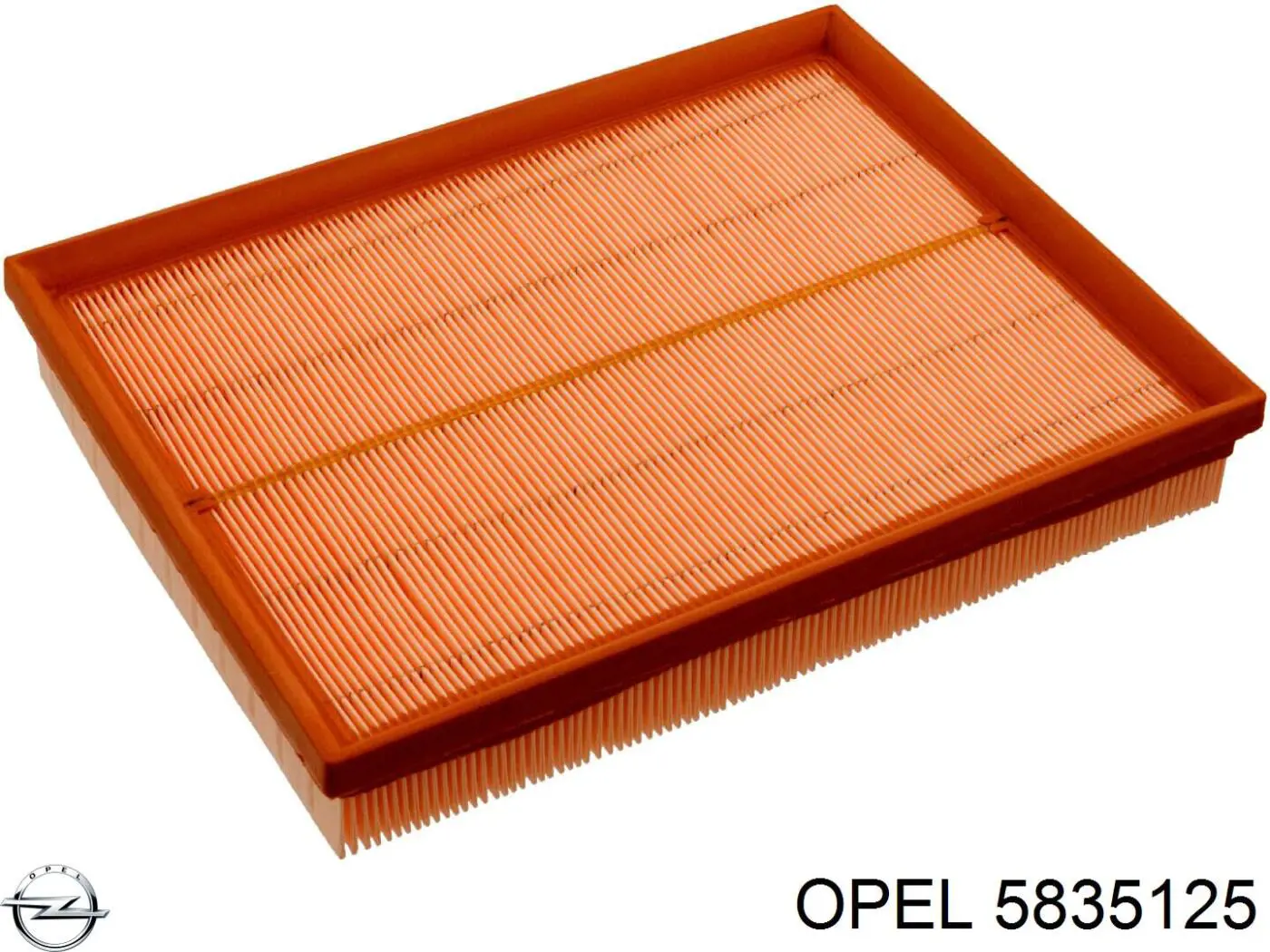 5835125 Opel filtro de aire