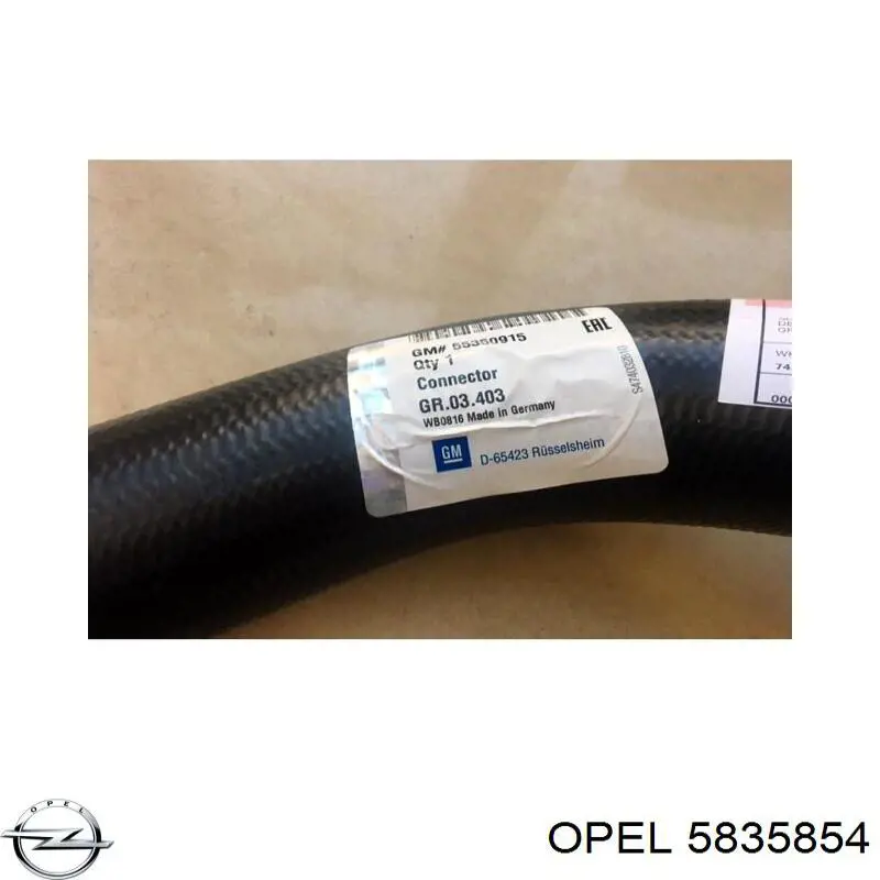 Tubo flexible de aire de sobrealimentación Metalcaucho 79006