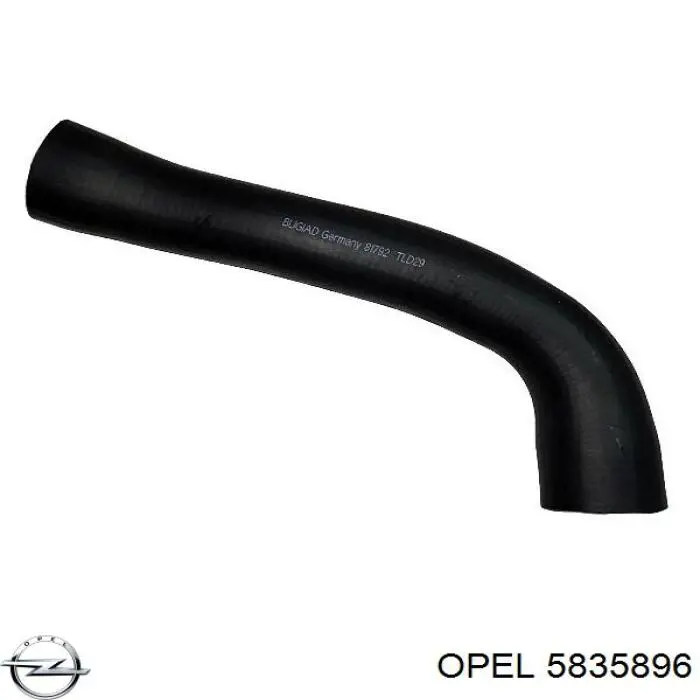 Comprar 5835896 Opel Tubo de salida de aire del turbocompresor