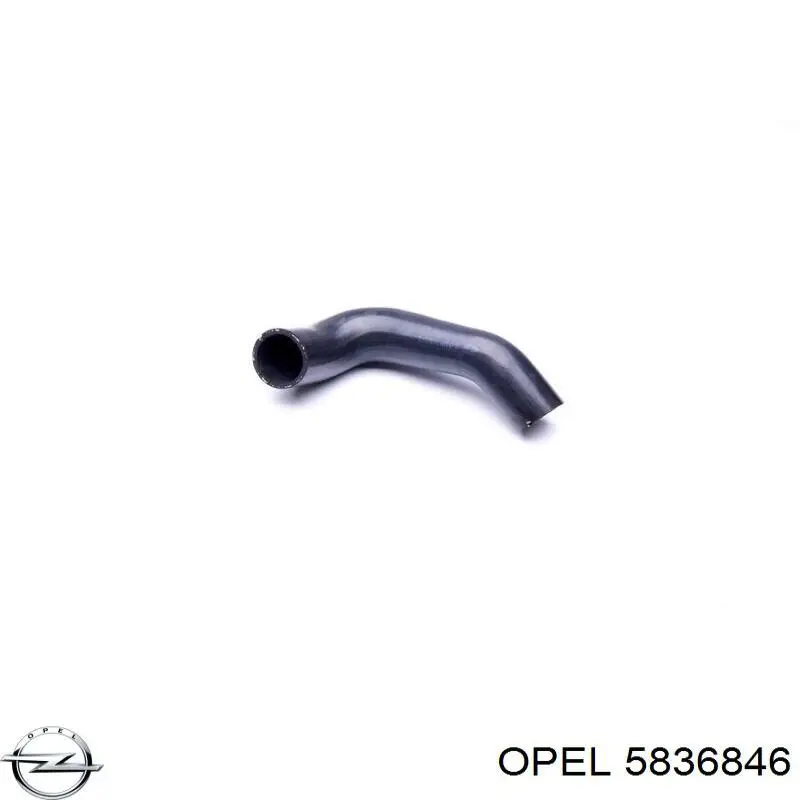 5836846 Opel tubo intercooler superior