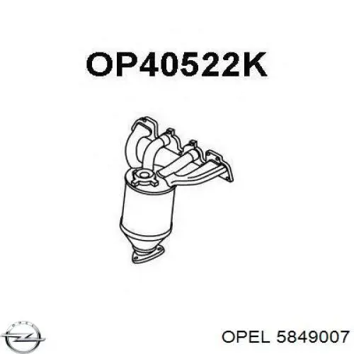 Catalizador Opel 24412000 precio, desde 217,27 EUR