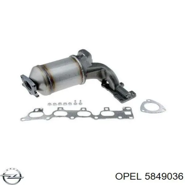 Colector de escape, sistema de escape Opel 5849036 precio, desde 269,49 EUR