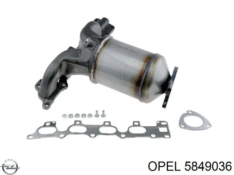 Comprar 5849036 Opel Colector de escape