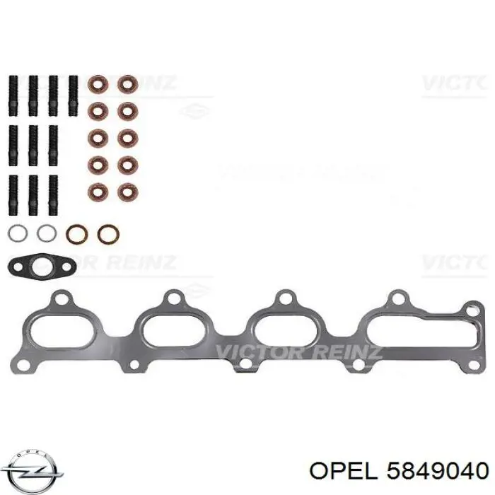 Turbocompresor Opel 5849040 precio, desde 1832,32 EUR