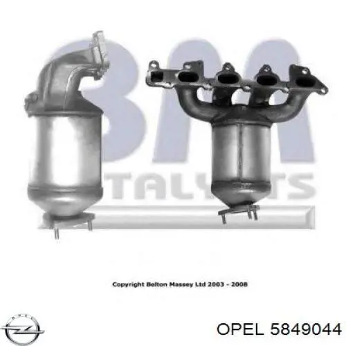 Comprar 5849044 Opel Catalizador